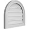 Ekena Millwork Round Top Surface Mount PVC Gable Vent: Functional, w/ 2"W x 1-1/2"P Brickmould Frame, 20"W x 18"H GVPRT20X1802SF - alternate 5